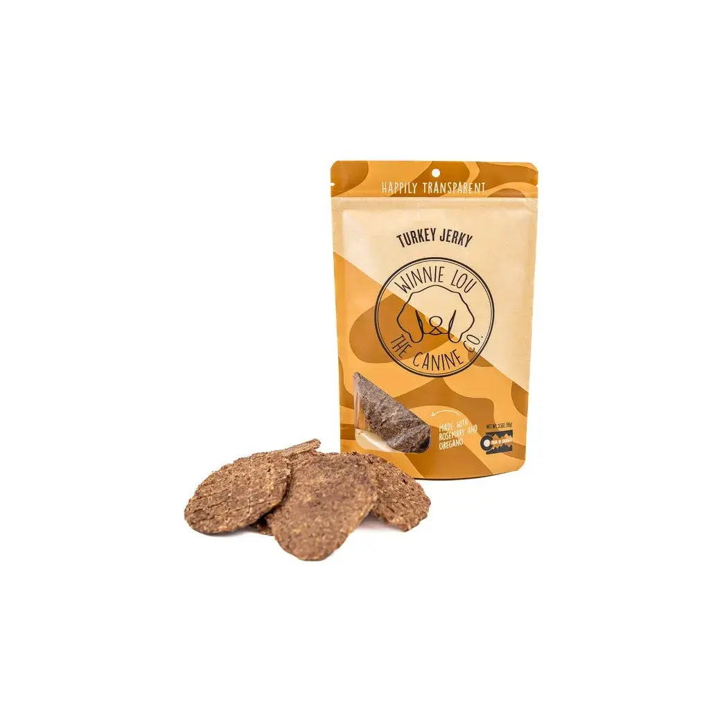 Winnie Lou Turkey Jerky Dog Treats 4.8 oz Winnie Lou