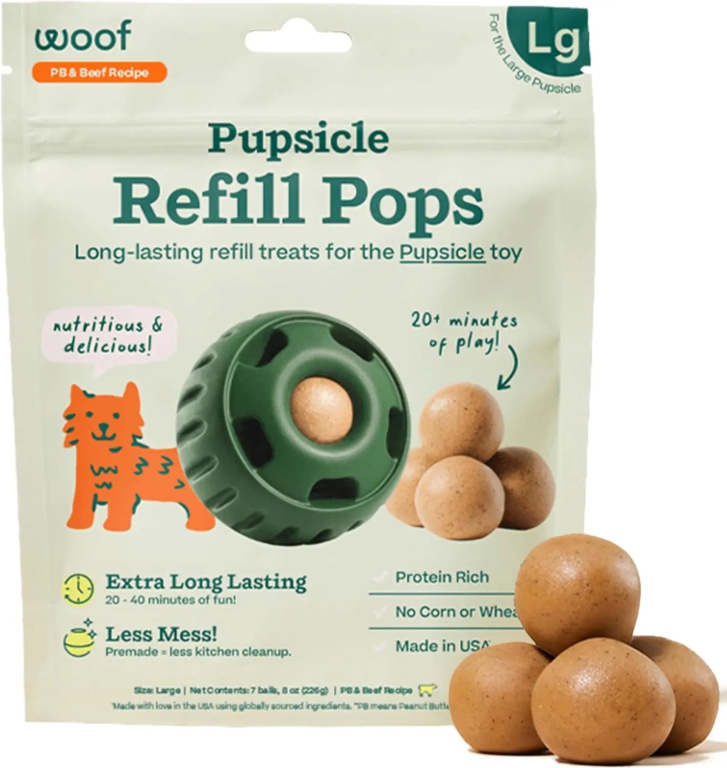 Woof Pet Pupsicle Pops Long Lasting Treats for the Pupsicle Woof Pet