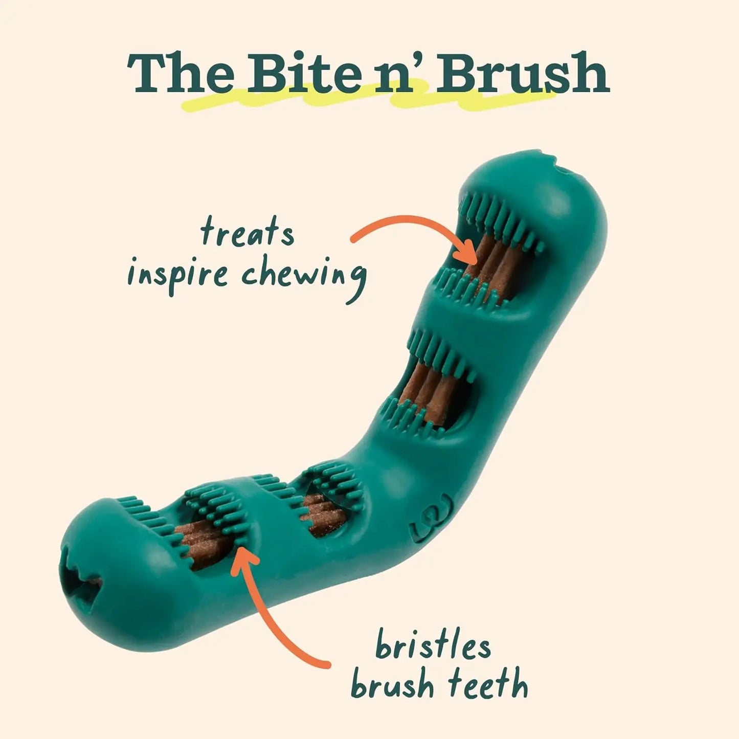 Woof Pet The Bite n' Brush Dental Chew Toy Woof Pet