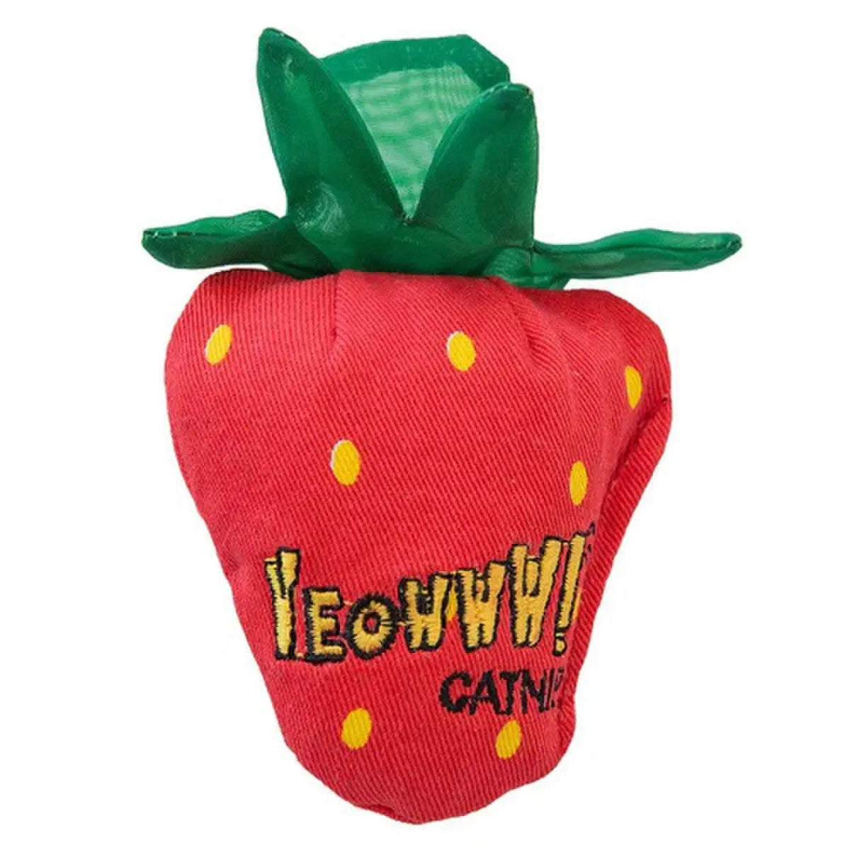 Yeowww! Strawberry Cat Toy Ducky World Yeowww!®