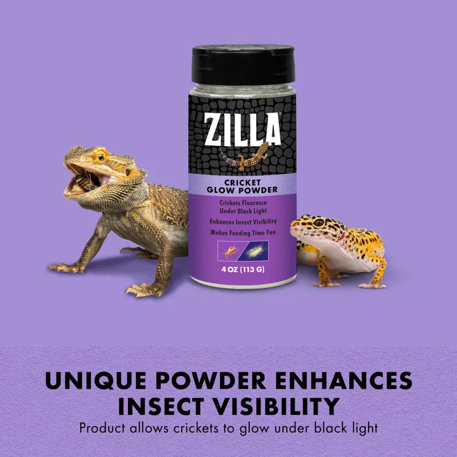 Zilla Cricket Glow Powder 4 oz Zilla