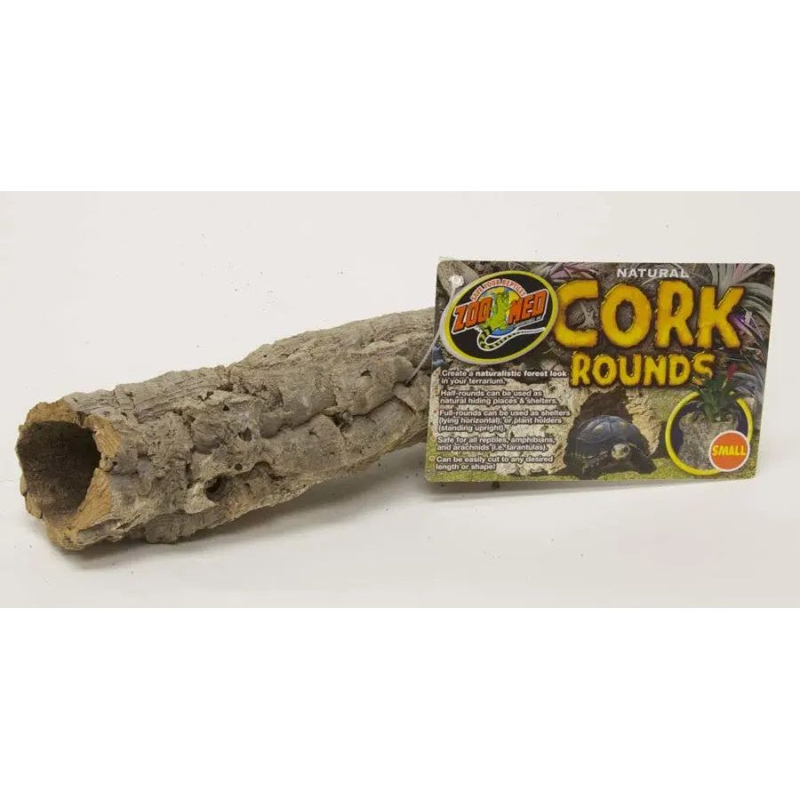 Zoo Med Natural Cork Bark Round Brown Zoo Med Laboratories