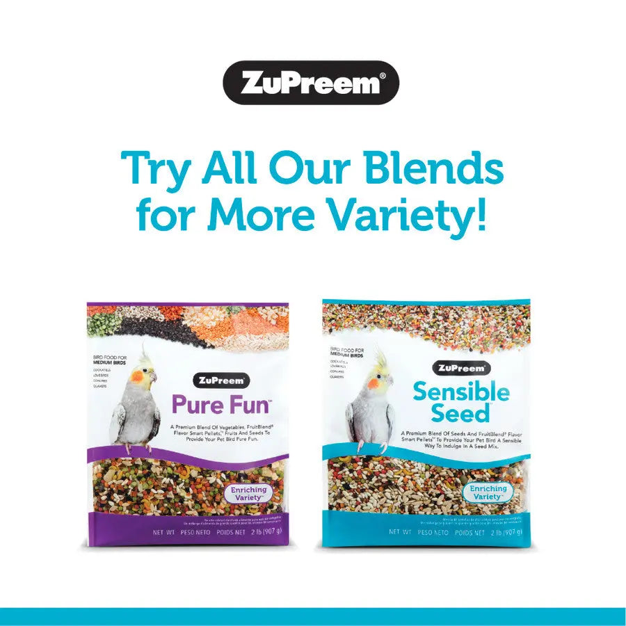 ZuPreem Sensible Seed Bird Food for Large Birds 1ea/2 lb ZuPreem