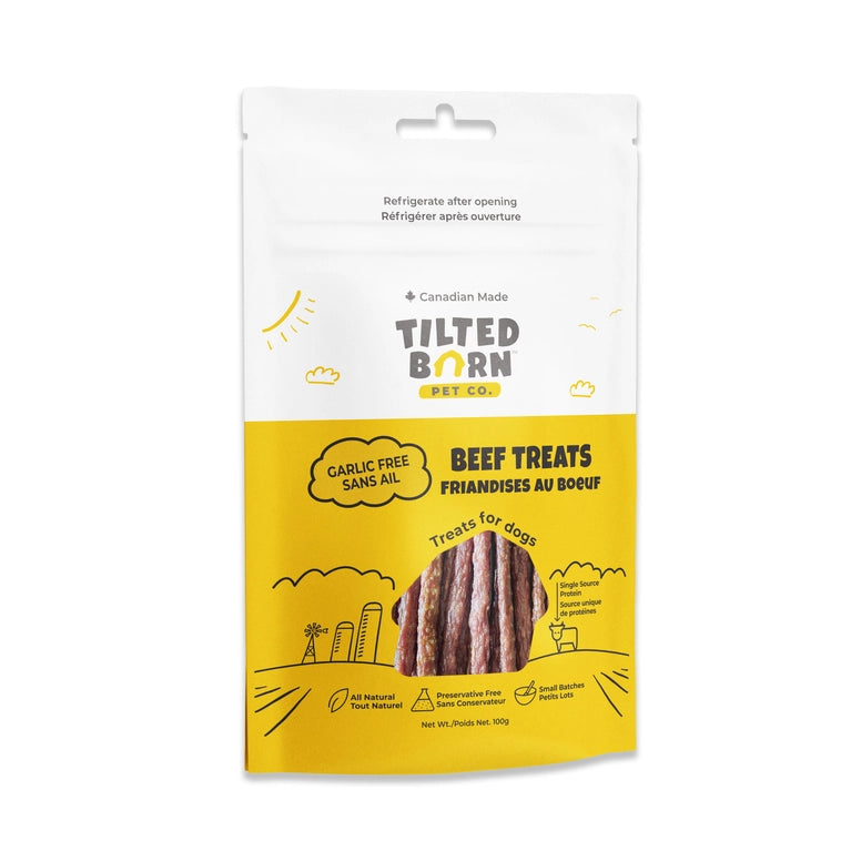 Tilted Barn Pet Beef Recipe No Garlic Soft & Chewy Dog Treats 3.53oz