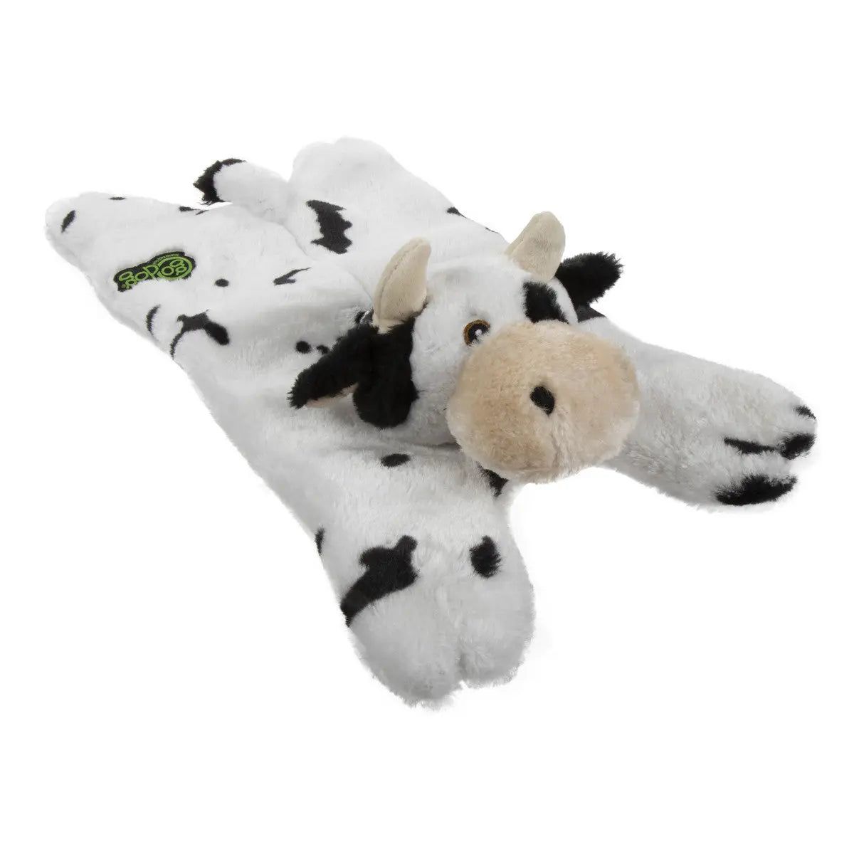 goDog Barnyard Buddies Squeaky Plush Flattie Dog Toy GoDog®