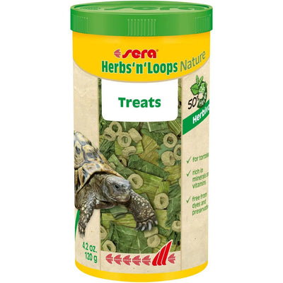 sera Herbs'n'Loops Nature Tortoise Food 4.2 Oz. sera