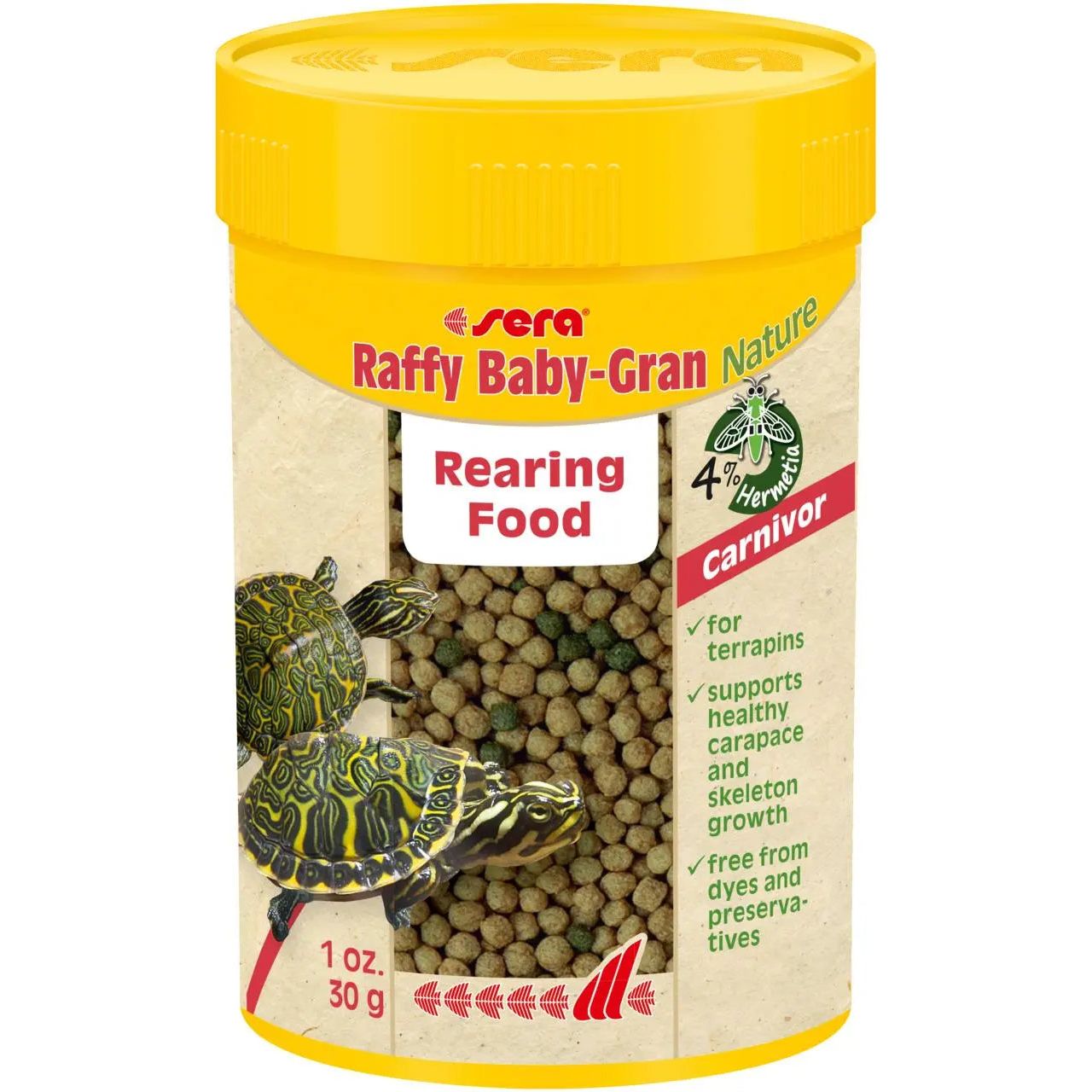 sera Raffy Baby-Gran Nature Turtle Food 1.1 Oz. sera