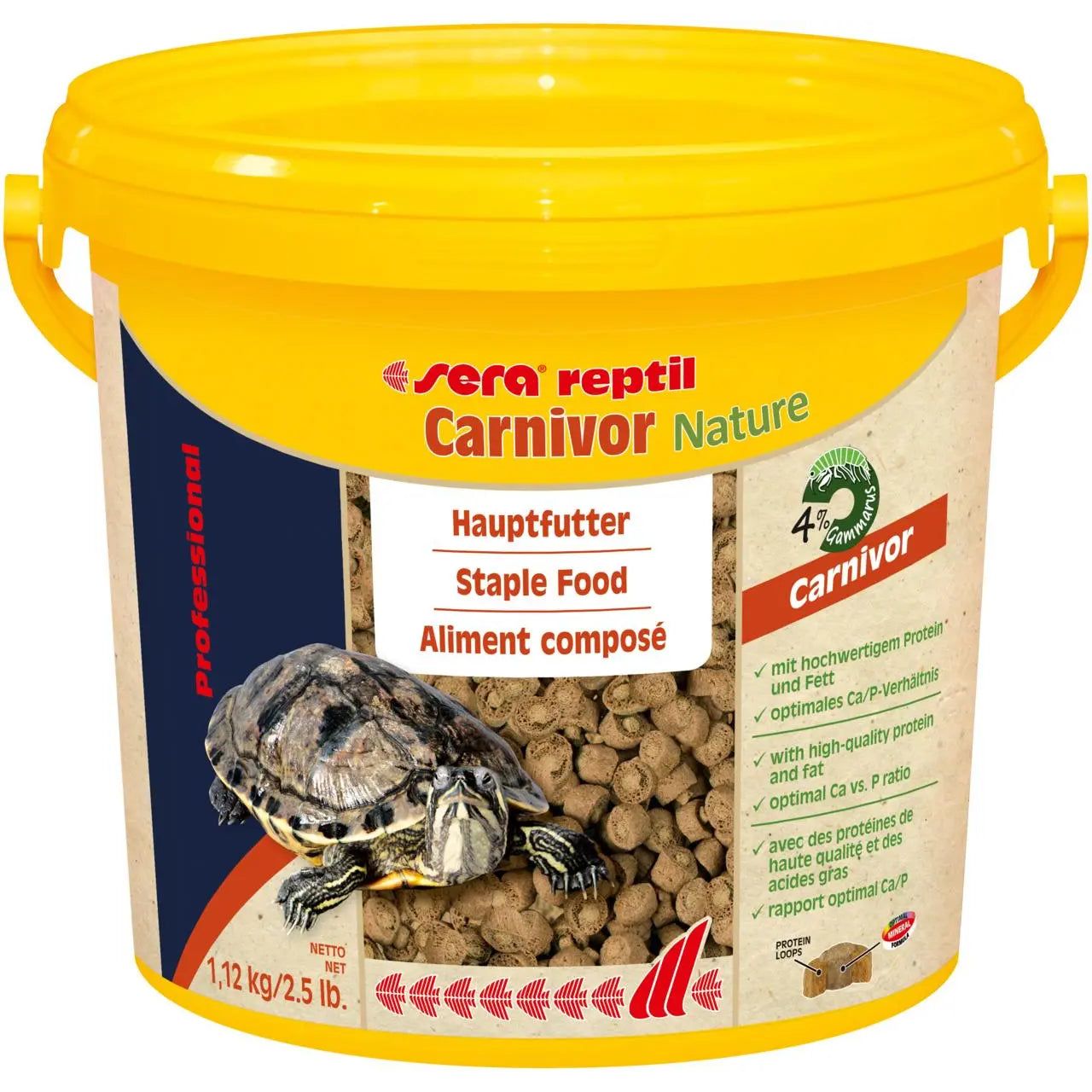 sera Reptil Professional Carnivor Nature Reptile Food sera