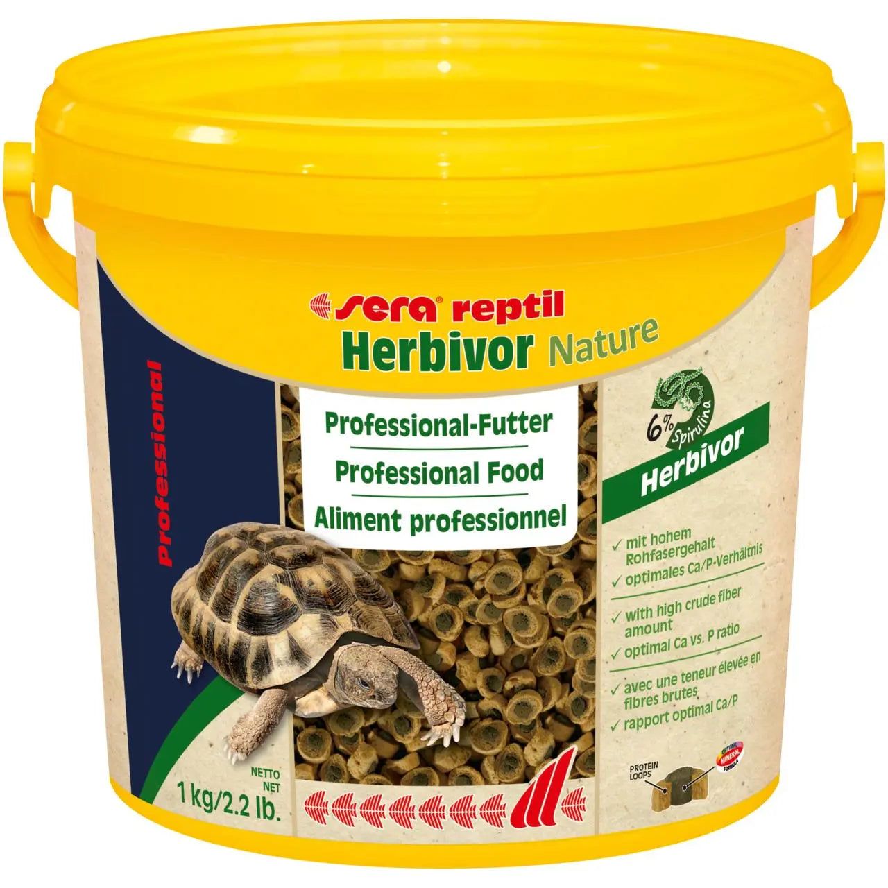 sera Reptil Professional Herbivor Nature Reptile Food sera