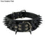 2" Wide Sharp Spiked Studded Leather Dog Collars Pitbull Bulldog Big Dog Collar Adjustable Talis Us