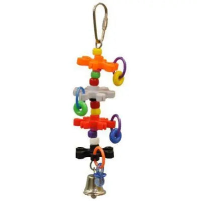 AE Cage Company Happy Beaks Tiny Rings and Stars Bird Toy A&E Cage Company