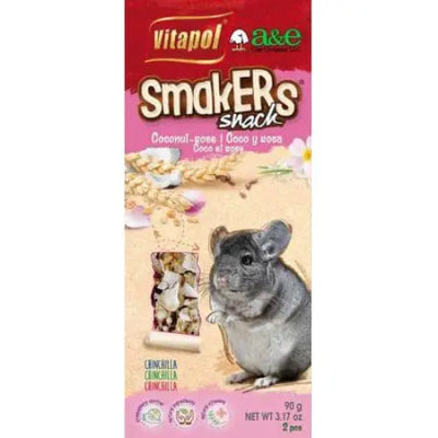 A&E Cage Company Smakers Coconut-Rose Sticks for Chinchillas A&E Cage Company