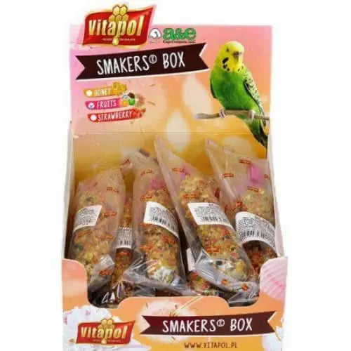 A&E Cage Company Smakers Parakeet Fruit Treat Sticks A&E Cage Company