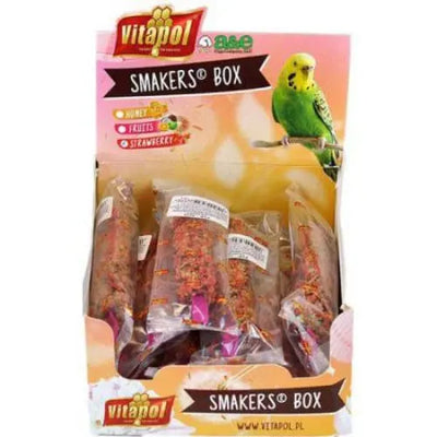 A&E Cage Company Smakers Parakeet Strawberry Treat Sticks A&E Cage Company