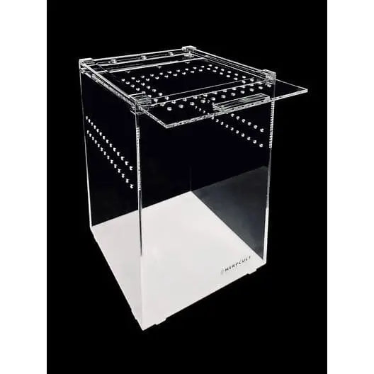 Acrylic Enclosure Small Tall Transparent Reptile Breeding Box Terrarium Cage for Tarantula Scorpion HerpCult