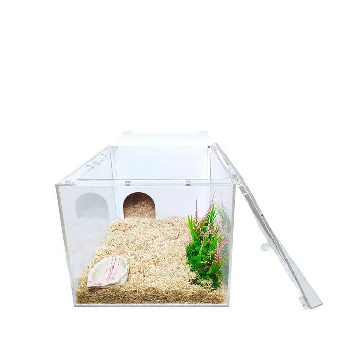 Acrylic House Reptile Breeding Box Terrarium Cage Tank for Geckos, Chameleons, Snake, Hamster, HerpCult