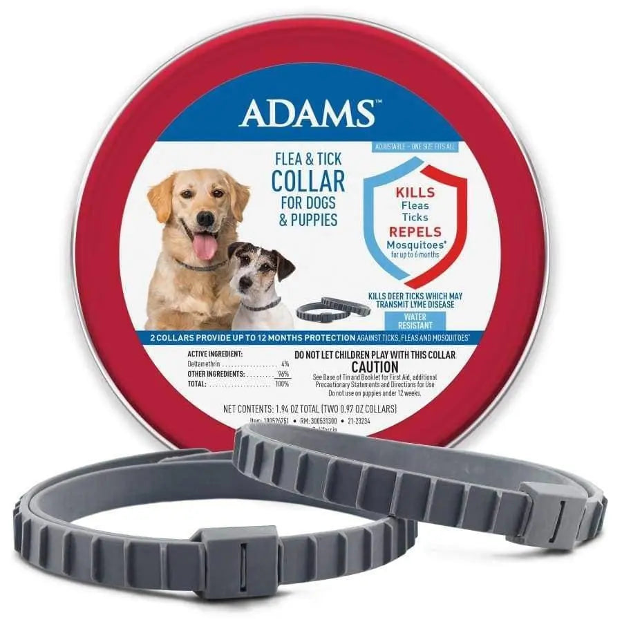 Adams Flea & Tick Collar for Dogs & Puppies 2 pk Adams CPD