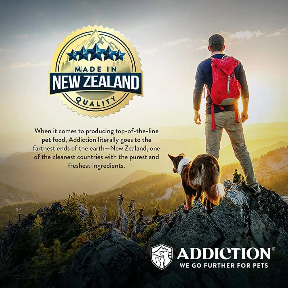 Addiction Homestyle Venison & Cranberry Dinner Raw Alternative Air-Dried Dog Food Addiction