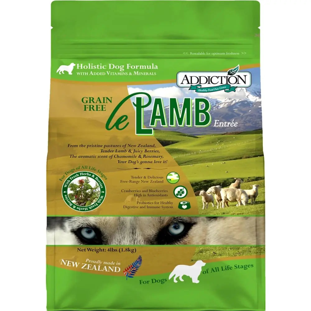 Addiction Le Lamb Grain Free Dry Dog Food Addiction