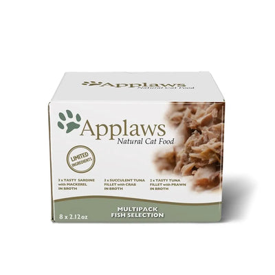 Applaws Natural Wet Cat Food Pot Multipack Fish Selection 8 x 2.12oz Applaws