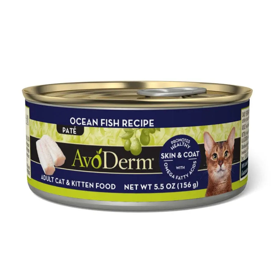 AvoDerm Natural Ocean Fish Formula Wet Cat Food 24ea/5.5 oz AvoDerm CPD