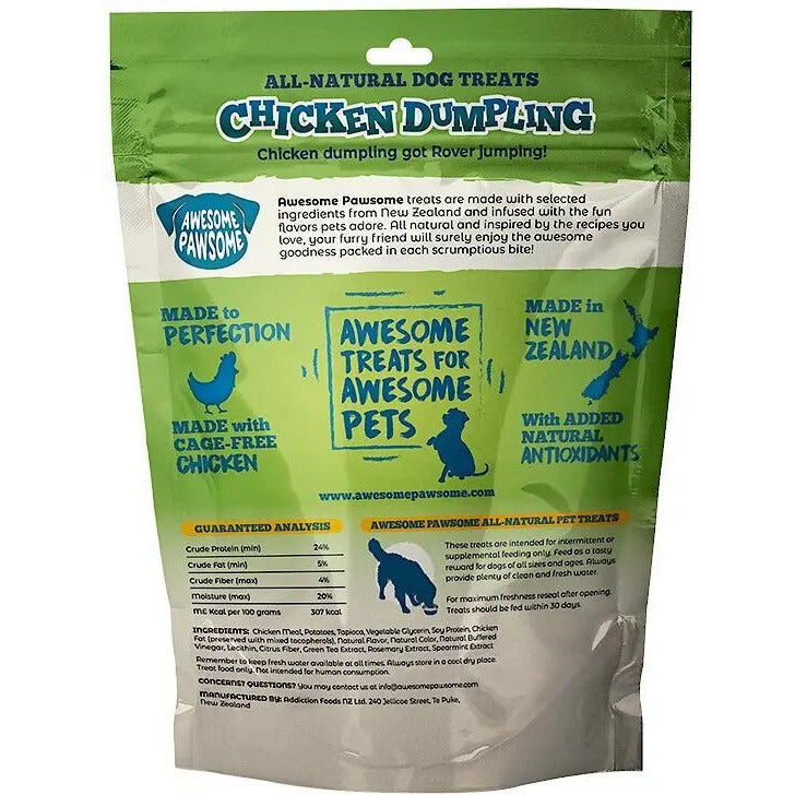 Awesome Pawsome Chicken Dumpling Dog Treats 3oz Awesome Pawsome