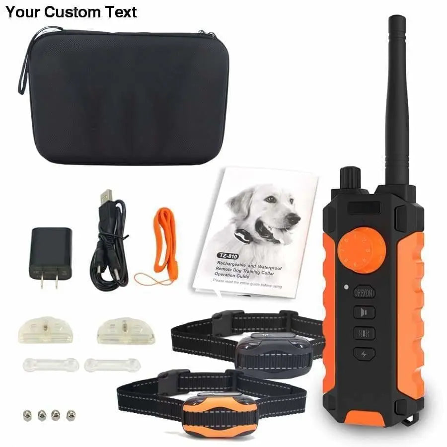 Bark Collar Dog Training Anti Kit Shock Auto Led Pet Rechargeable No Positive Control Shocker Stop Talis Us