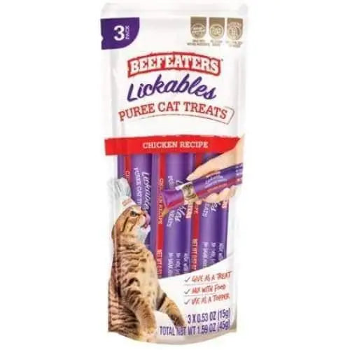 Beefeaters Lickables Chicken Puree Cat Treats Beefeaters LMP