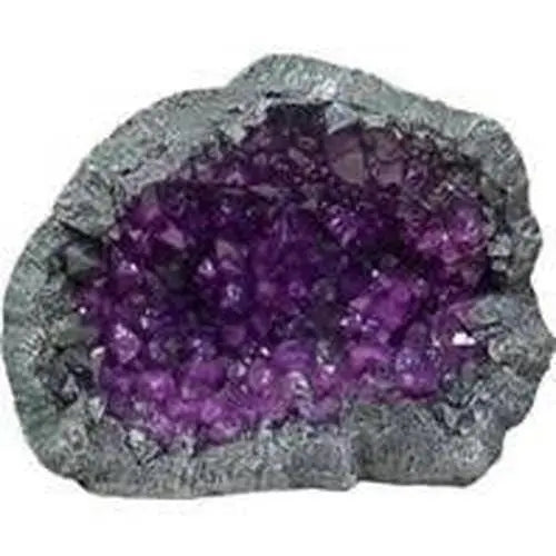 Blue Ribbon Exotic Environments Geode Stone Purple Blue Ribbon Pet