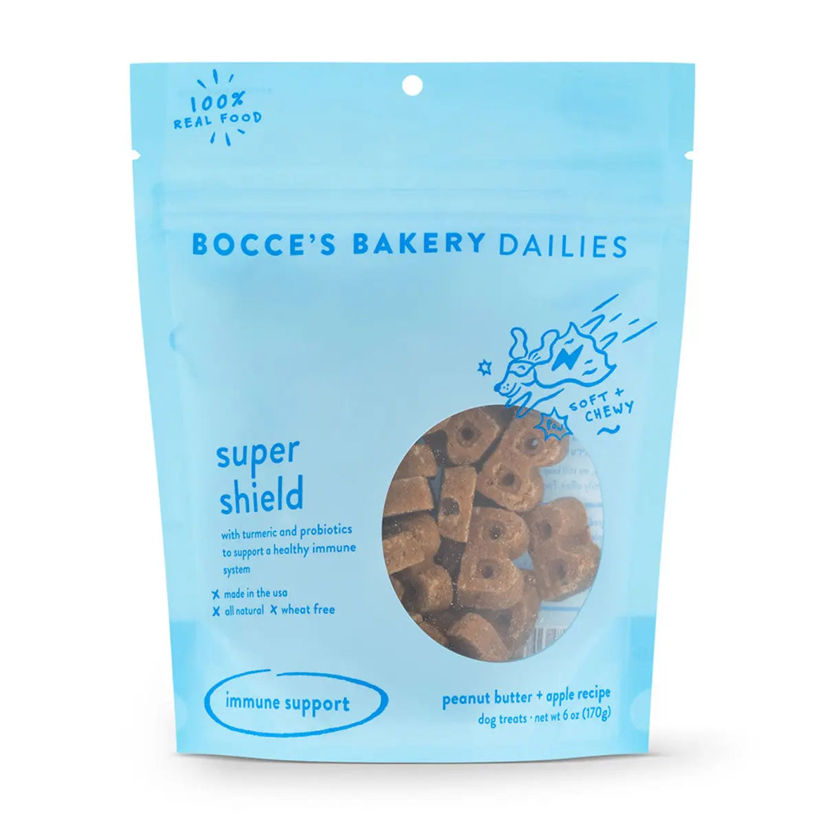 Bocce's Bakery Dailies Super Shield 6oz Soft & Chewy Dog Treats Bocce's Bakery