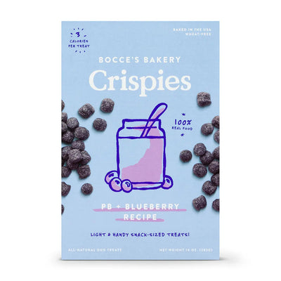 Bocce's Bakery PB + Blueberry 10oz Crispies Dog Treats Bocce's Bakery