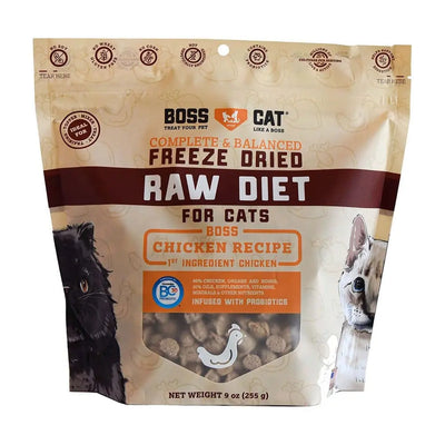 Boss Cat® Freeze Dried Raw Chicken Nuggets 9 Oz Boss Cat