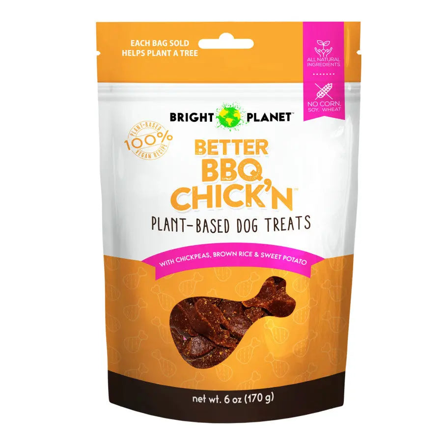 Bright Planet Pet Better BBQ Chick'n Dog Treat Bright Planet Pet