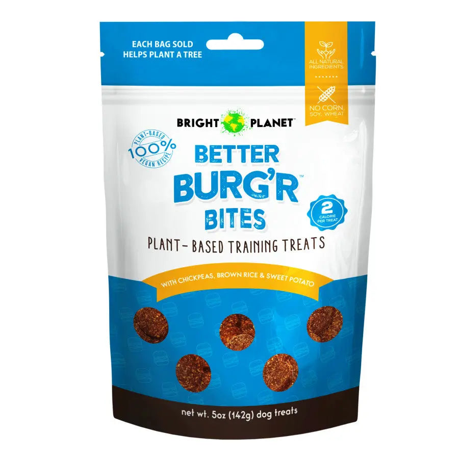 Bright Planet Pet Better Burg'r Bites Dog Treat 5 oz Bright Planet Pet