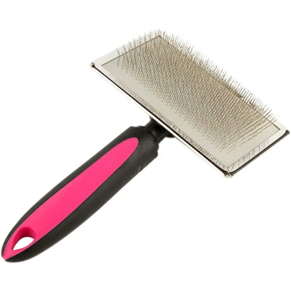 Brush Pet Slicker Grooming Dog Cat Hair Shedding Comb Self Cleaning Fur Tool Talis Us