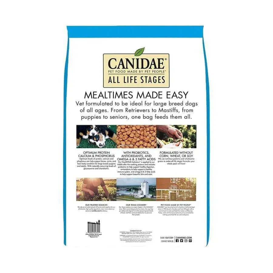 CANIDAE All Life Stages Large Breed Formula with Turkey Meal & Brown Rice Dry Dog Food Canidae CPD