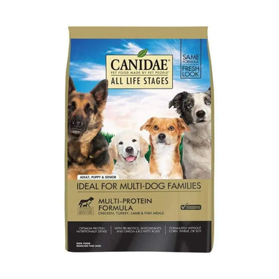 CANIDAE All Life Stages Multi-Protein Formula Dry Dog Food Chicken, Turkey, Lamb & Fish Meal Canidae CPD