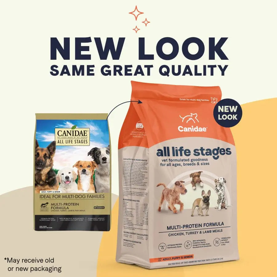 CANIDAE All Life Stages Multi-Protein Formula Dry Dog Food Chicken, Turkey, Lamb & Fish Meal Canidae CPD