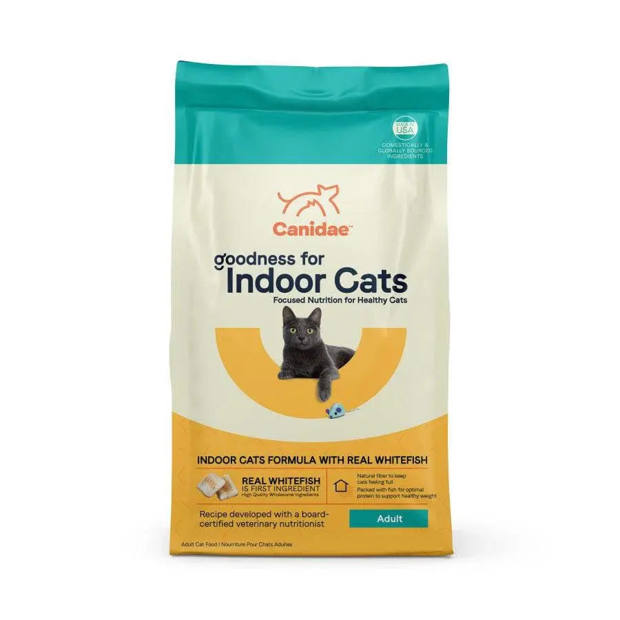 CANIDAE Goodness for Indoor Cats Formula with Real Whitefish Dry Cat Food Canidae CPD