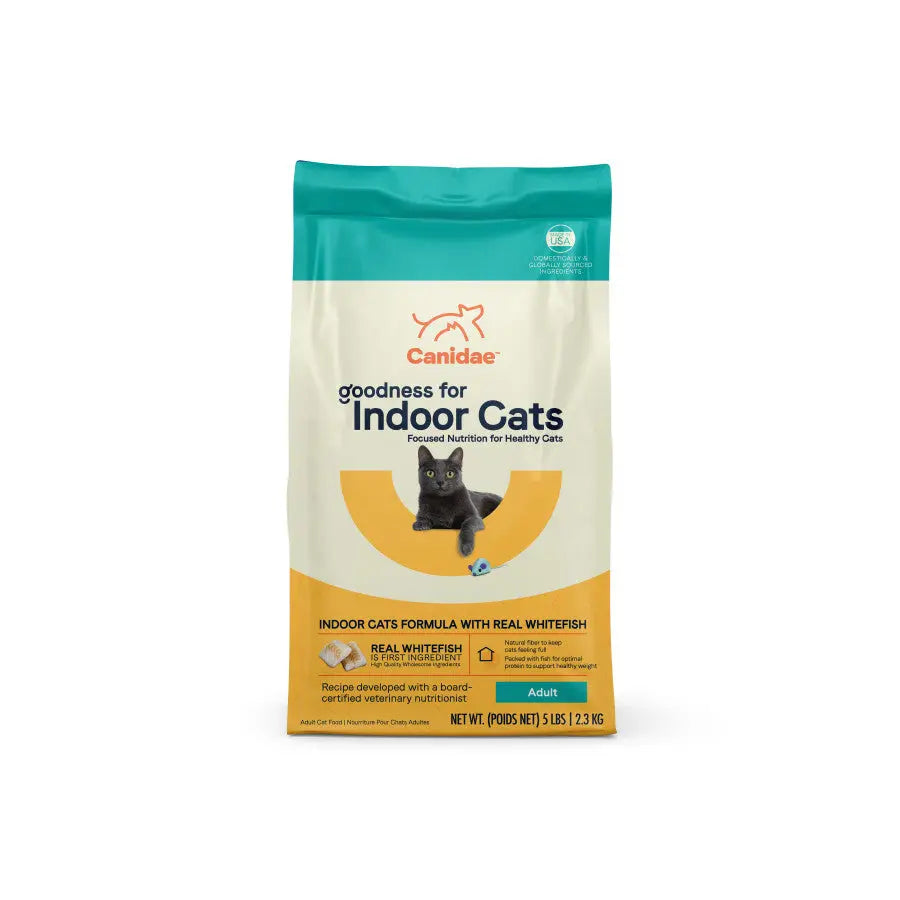 CANIDAE Goodness for Indoor Cats Formula with Real Whitefish Dry Cat Food Canidae CPD