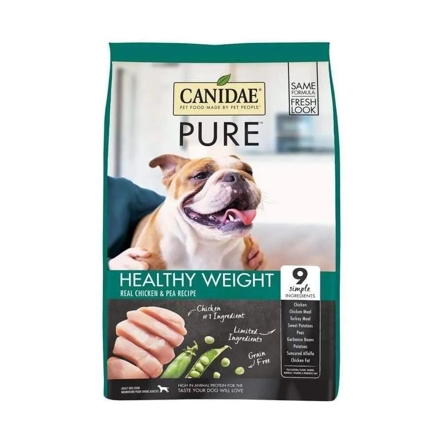 CANIDAE PURE Grain-Free Healthy Weight Real Chicken & Pea Recipe Dry Dog Food Canidae CPD