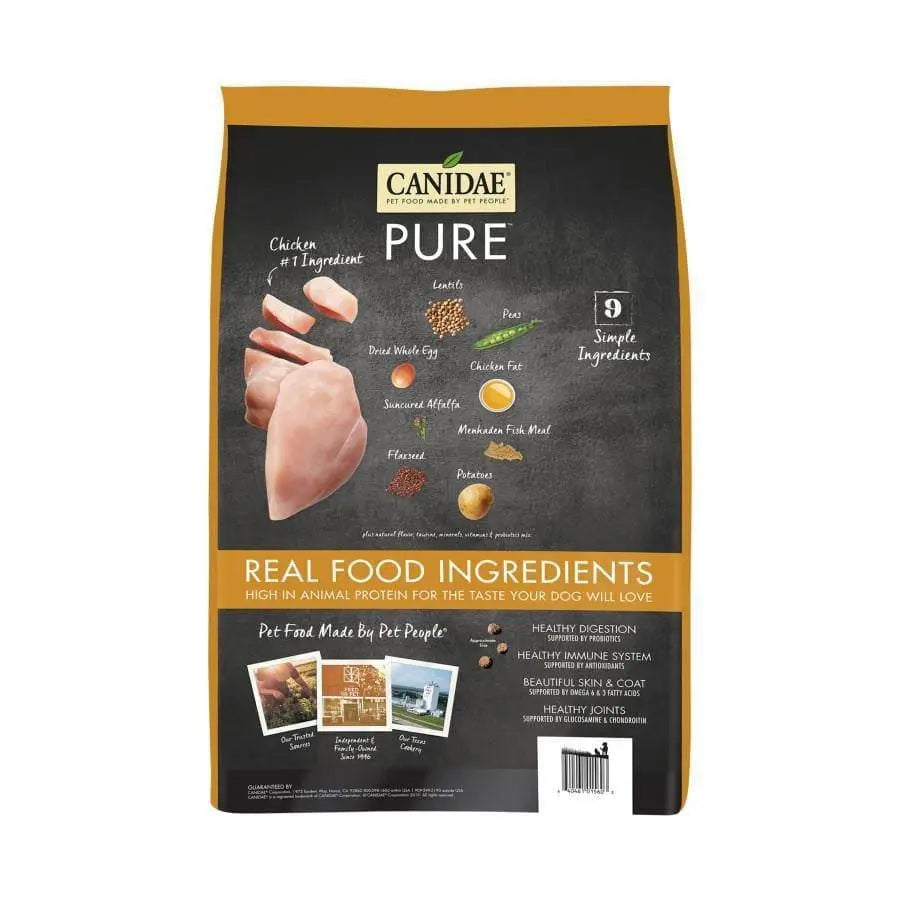 CANIDAE PURE Grain-Free Puppy Real Chicken, Lentil & Whole Egg Recipe Dry Dog Food Canidae CPD