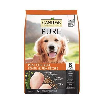 CANIDAE PURE Grain-Free Real Chicken, Lentil & Pea Recipe Dry Dog Food Canidae CPD