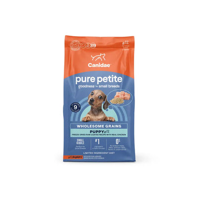 CANIDAE PURE Petite Goodness Freeze-Dried Small Breed Chicken Puppy Food 4 lb CANIDAE