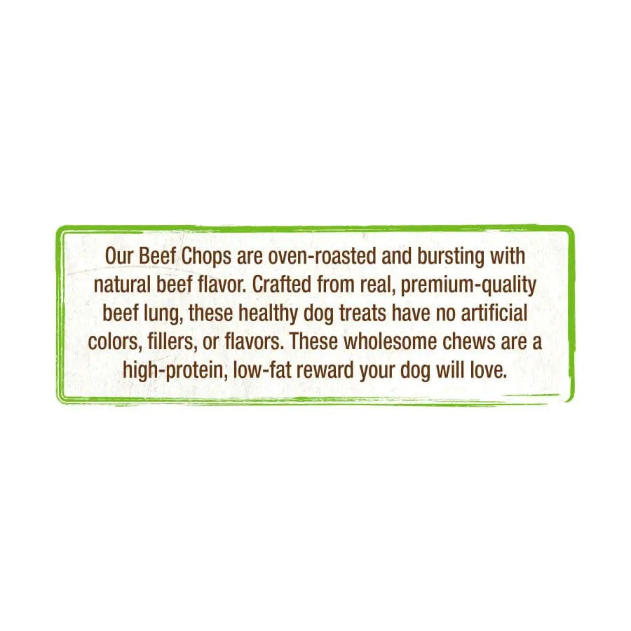 Cadet Farm to Paws Beef Chops - Natural Dog Chews 8 oz Cadet