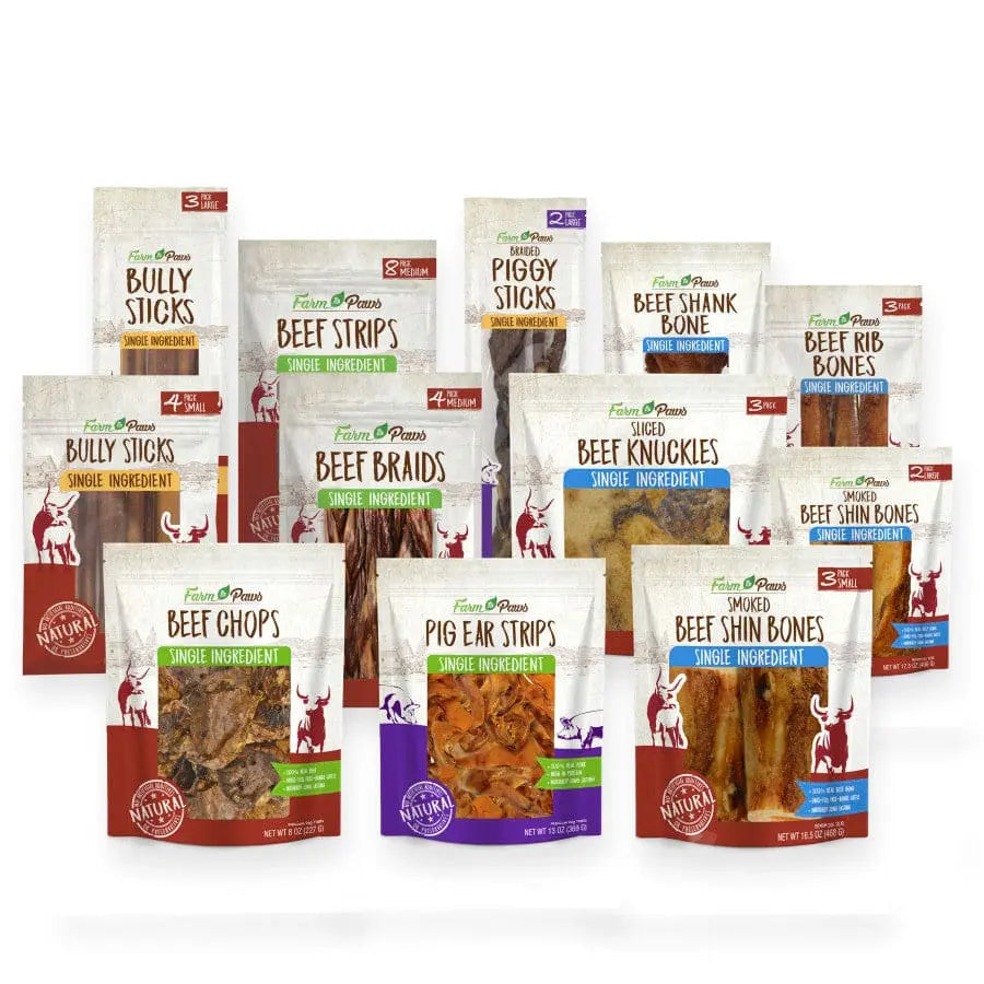 Cadet Farm to Paws Beef Rib Bones Natural Dog Chews Cadet