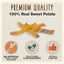 Cadet® Sweet Potato Steak Fries Dog Treats 1 Lbs Cadet®