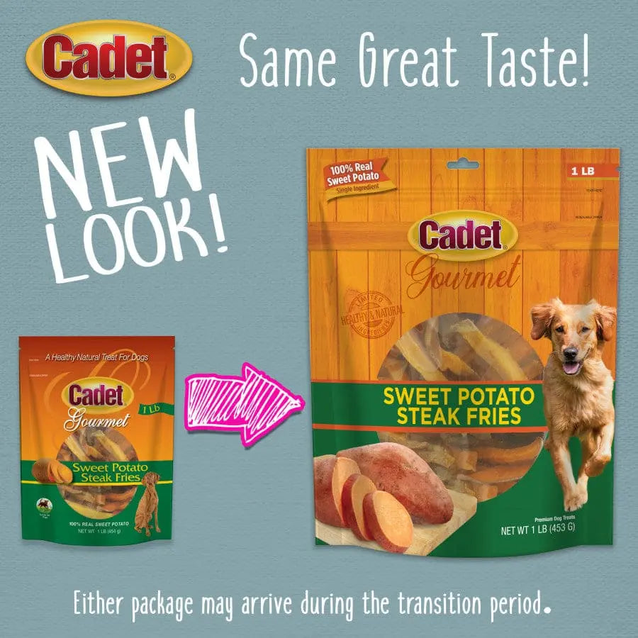 Cadet® Sweet Potato Steak Fries Dog Treats 1 Lbs Cadet®