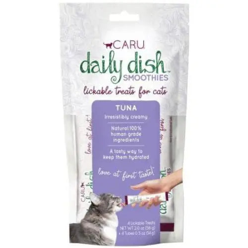 Caru Pet Food Daily Dish Smoothies Tuna Flavored Lickable Cat Treats Caru Pet Food