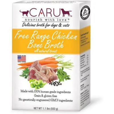 Caru Pet Food Free Range Chicken Bone Broth for Dogs and Cats Caru Pet Food